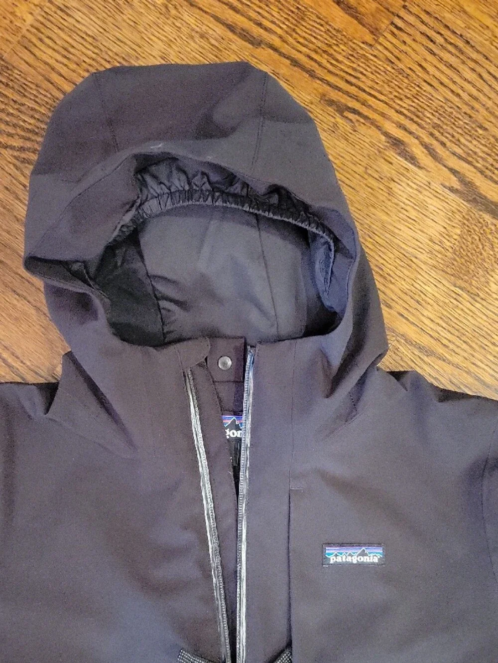 Patagonia Black Hooded Zip Jacket